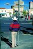Man Standing with Cowboy Hat, El Paso, 31 October 1999