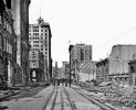 California Street, Cable Car Tracks, Destroyed Buildings, Collapse, 1906 San Francisco Earthquake, DAED01_017