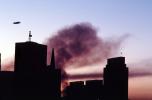 the Embarcadero with smoke from the Marina fire, Loma Prieta Earthquake (1989), 1980s, DAEV01P02_15