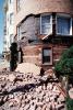 Fallen Bricks, Marina district, Loma Prieta Earthquake, (1989), 1980s