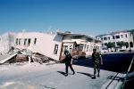 Soldiers, Collapsed Home, Marina district, Loma Prieta Earthquake (1989), 1980s, DAEV01P11_09