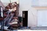 Cracked Wall, Rubble, Marina district, Loma Prieta Earthquake (1989), detritus, 1980s, DAEV01P14_17