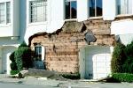 Garage, Collapsed Wall, Marina district, Loma Prieta Earthquake (1989), 1980s, DAEV02P01_09