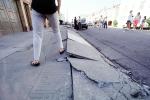 Sidewalk in Upheaval, Marina district, Loma Prieta Earthquake (1989), 1980s, DAEV02P01_18