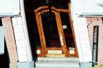 Tilted Door, Entrance, Marina district, Loma Prieta Earthquake (1989), 1980s, DAEV02P02_18