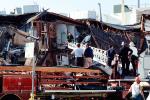 Fillmore Street, Marina district, Loma Prieta Earthquake (1989), 1980s, Fire Truck, DAEV02P06_04