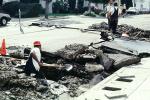 Workers, Workmen, Shovel, Marina district, Loma Prieta Earthquake (1989), 1980s, DAEV02P09_13
