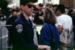 Policeman, Marina district, Loma Prieta Earthquake (1989), 1980s, DAEV02P10_01