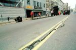 Cracked Street, Street Repair, Workmen, Loma Prieta Earthquake (1989), 1980s, MRO