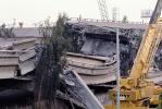 Interstate Highway Collapse, Crane