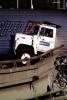 Semi Truck Jack knife, Collapsed Cypress freeway, Loma Prieta Earthquake (1989), DAEV03P01_10B
