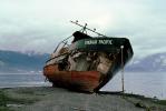 Fishing Boat Emerald Pacific, Valdez tidal wave site, Alaska Earthquake of 1964, 1960s