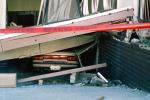Crushed Car, Building Collapse, Northridge Earthquake Jan 1994