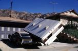 Camper Shell, Car, driveway, 1971 San Fernando Valley Earthquake