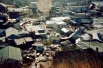 Downtown Valdez, destroyed buildings, Alaska Earthquake of 1964, 1960s, DAEV04P14_07