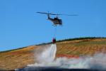 Cal Fire UH-1H Super Huey, Stony Point Road Fire, Grassland, Sonoma County, DAFD03_045