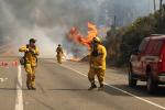 Wildland Fire, PCH, Pacific Coast Highway, DAFD03_278