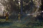 Water Spray, Firefighter, Fire Training, DAFD05_042