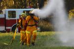 Water Spray, Firefighter, Fire Training, DAFD05_043