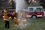 Hose, Water Spray, Firefighter, Fire Training, DAFD05_057