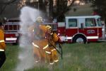 Hose, Water Spray, Firefighter, Fire Training