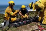 Victim Rescue Basket, Bodega Bay Car Over Cliff, Multi Agency Training, DAFD05_209