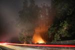 Valley Ford Road Fire in the Night, Sonoma County, DAFD06_127