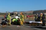 Rollover Car Accident, Sonoma County, DAFD07_119