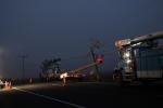 Broken Power Pole, Wires, Sonoma County, DAFD08_061