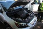 Toyota Hybrid car engine, Sonoma County, DAFD09_262