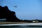 Aircraft Rescue Fire Fighting, (ARFF), Thick Black Smoke, DAFV03P05_11