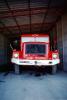 Sapeurs Pompiers, firetruck head-on, Plan de la Tour, France, DAFV03P13_04