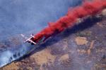 privateer, Convair PB4Y-2 Privateer, dropping fire retardent on a mountain fire, Firefighting Airtanker