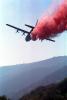 Lockheed C-130 Hercules, releasing fire retardent, grass fire, wildfire, Wild land Fire, DAFV05P07_01