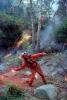 Setting a backfire, grass fire, wildfire, Wild land Fire, Malibu Fire, California, DAFV05P07_10