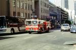 Fire Engine, downtown, cars, bus, DAFV06P04_02