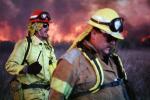 Wildfire, Firefighters, Firemen, San Bruno Mountain, DAFV06P06_05