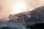 surreal landscape, smoke, wildland fire, San Bruno Mountain, DAFV06P07_15