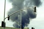 Standard Oil Refinery Fire, Chevron, Thick Black Smoke, Richmond, California, DAFV07P04_04