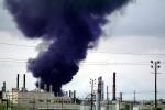 Standard Oil Refinery Fire, Chevron, Thick Black Smoke, Richmond, California, DAFV07P04_10