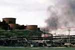Standard Oil Refinery Fire, Chevron, Thick Black Smoke, Richmond, California, DAFV07P05_10