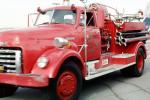 GMC firetruck, Van Pelt, Westside Fire District, San Carlos California, 1950s, DAFV08P04_09