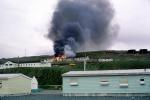 Thick Black Smoke, Burning Barracks, USN, Navy Base, Adak Alaska
