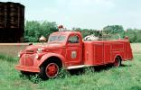 SFD, Fire Engine, Old Shawneetown Illinois, 1950s