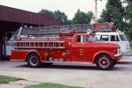Fire Truck, GMC Firetruck, HFD, Herrin Illinois, 1950s