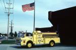 Ford Fire Engine, Leyden Fire Dept., 122, Ford, FMC, Truck, Windy, Windblown, Leyden Illinois