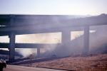 Fire along a freeway, Interstate Highway I-5, Los Angeles, DAFV09P11_07