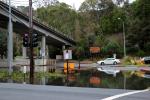 Richardson Bridge, High Tide Flooding, Global Warming, Climate Change, Flooding parking lot, Highway 101, Mill Valley, DASD01_224