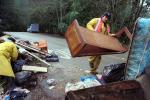 waterlogged furniture, Detritus, Sonoma County, 15 January 1995, DASV01P09_08