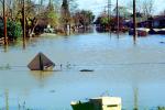 Flooded suburban neighborhood, Homes, Houses, Northern California, DASV02P01_17